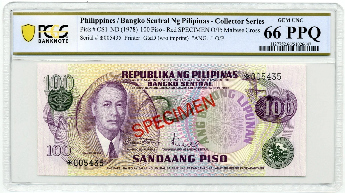 Philippine Paper Money Specimens for sale | eBay