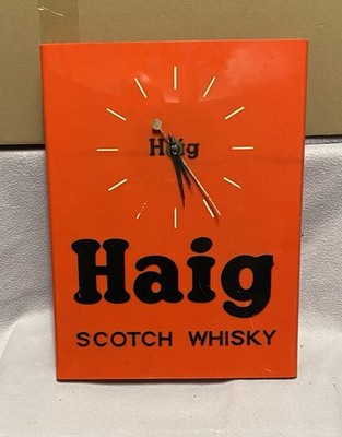 Alte Werbeuhr ''HAIG SCOTCH WHISKY''....defekt