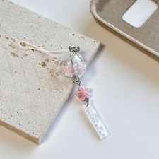Artists Crafted Floral Bead Keychain Pendant Symbolizing Spring Beauty for Women