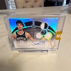 Topps Ben Saraf 2025-26 Topps 3 RPH-BS Rookie 3-Patch Auto #/49 Nets
