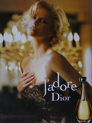 PRESSEWERBUNG 2012 PARFUM J'ADORE DE DIOR - CHARLIZE THERON.