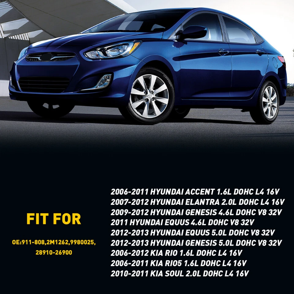 Compatível com 2006-2012 KIA RIO/RIO5 1.6L DOHC L4 16V lata de vapor válvula de purga solenóide - Imagem 3 de 4