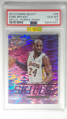 2013-14 Select SKILLS Purple Prizm /99 MBA GOLD DIAMOND Kobe