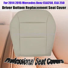 New Driver Bottom Leather Seat Cover Tan For 2014-2015 Mercedes-Benz CLA250