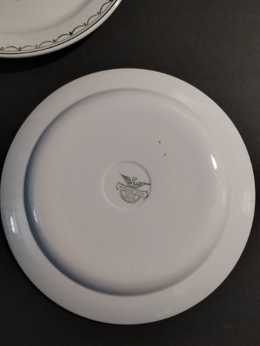Set of 6 - Antique SCI Laveno Italy Angelica Kauffman Verbanum Stone 9" Plates - Picture 7 of 19