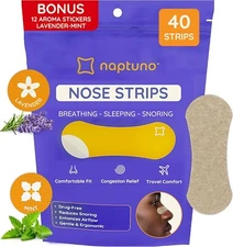 Nasal Strips – Anti Snore, Open Nose Instantly and for Clear Breathing- 40 Packs