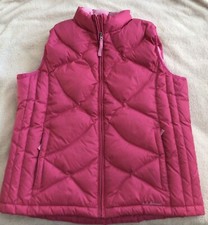 L.L. Bean Goose Filled Down Puffer Vest Girl  s Size 18 XL Color Pink