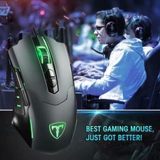 Gamer Mouse Wired Optical USB Gaming LED 7200...