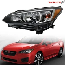 Headlight For Subaru Impreza/Crosstrek 2017-2022 Halogen Lamp Driver Left Side