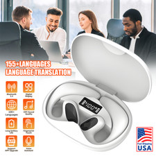 155 Language Translator Earbuds Wireless Bluetooth Two Way Translator Device-