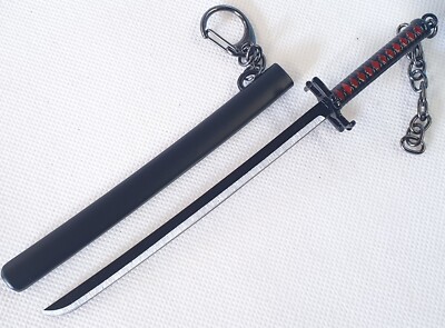 Bleach Ichigo Japanischer Anime Manga Replik Schwert Klinge Mini Schlüsselanhänger 12 cm Länge
