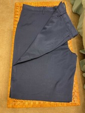 Men's Golf Shorts - Flat Front - Sz 42 - Navy Blue