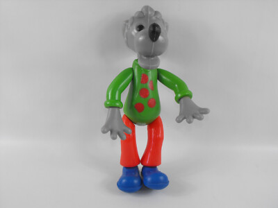 Spielzeug Plastefigur Plastikfigur russisch CCCP Wolf selten Sammler Deko #2