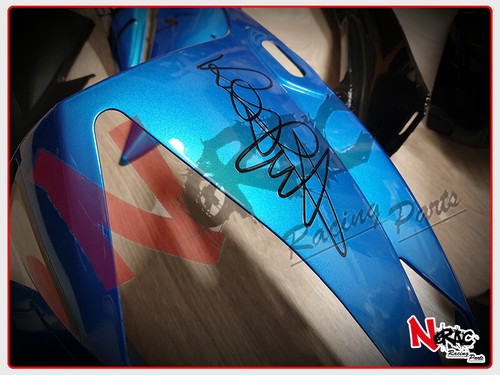 Kit Carena Completa ABS Verniciata Yamaha YZF R6 2006/07 Replica Shark Blu/Rossa - Picture 7 of 9