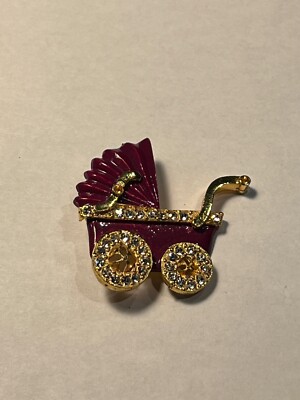 Broche Berceau Vintage - Référence 123-26/A3-13 - Occasion