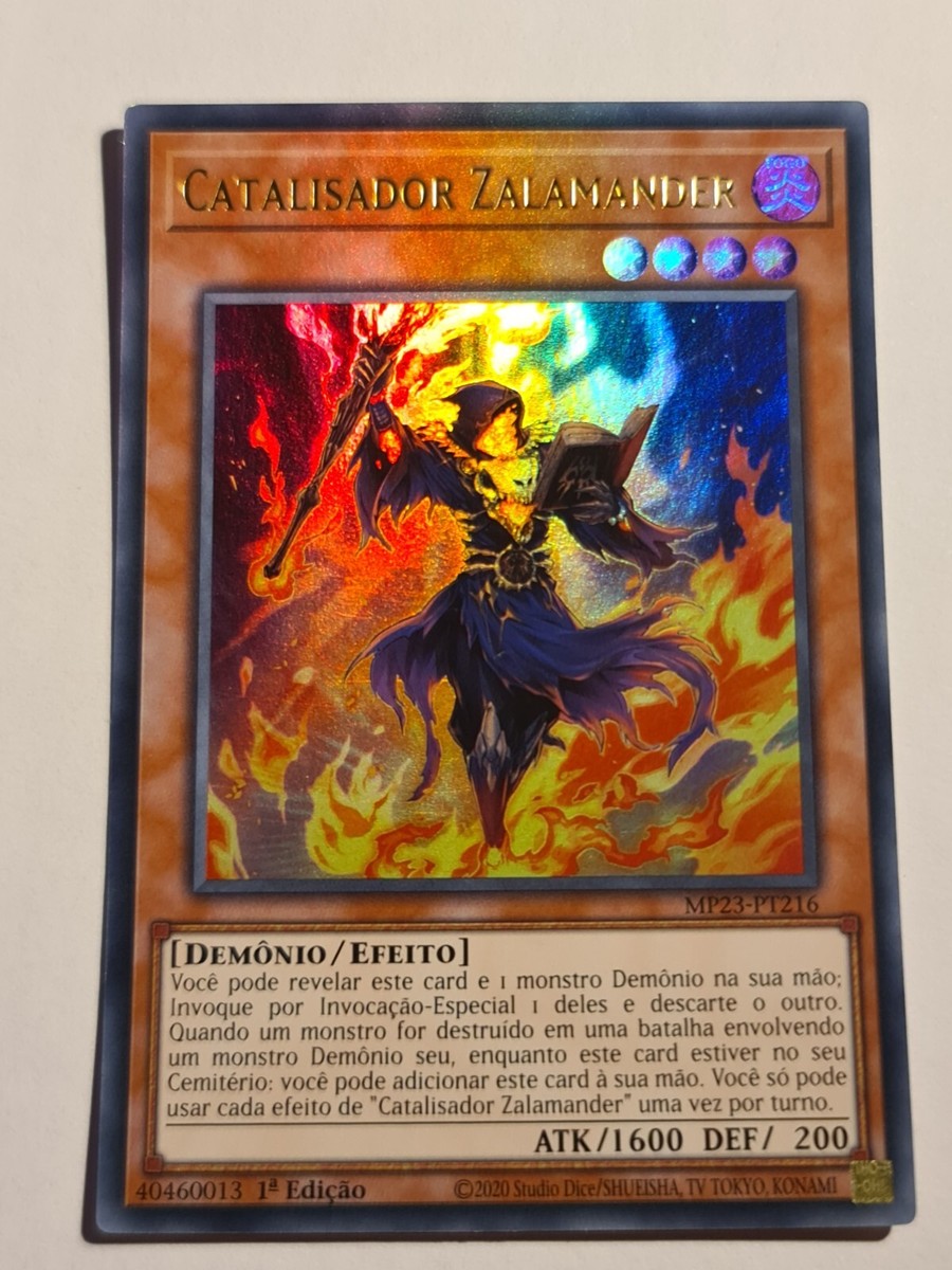Zalamander Catalyzer○YUGIOH○MP23○ULTRA RARE○PORTUGUESE○1st ED