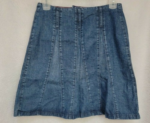 Tommy Hilfiger Womens Skirt Size 4 Blue Jean - Picture 4 of 12
