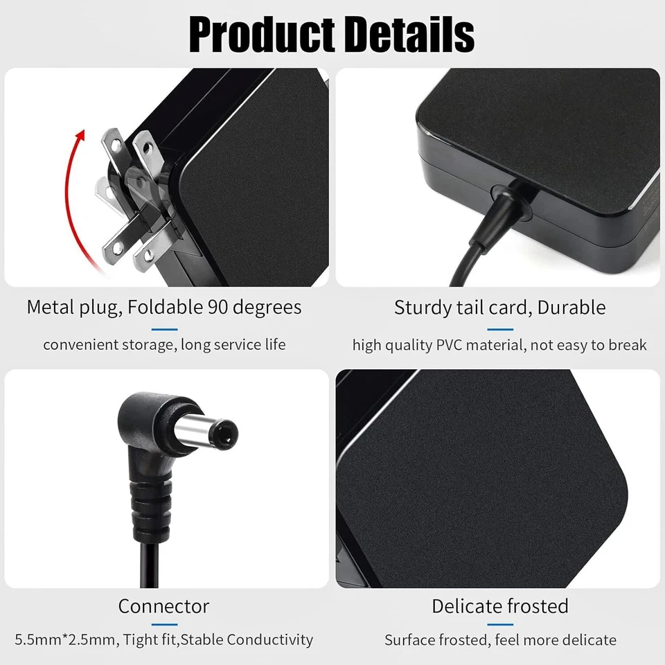 65W Netzteil Ladegerät für Asus F551 F551C F551CA F551M F551MA ADP-65AW - Bild 3 von 4