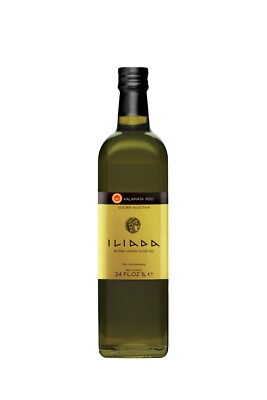 ILIADA Kalamata PDO Extra Virgin Olive Oil- Gold Line  (1 liter)