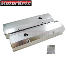 Small Block Chevy SBC Fabricate Anodized Aluminum Tall Valve Cover 283 350 383