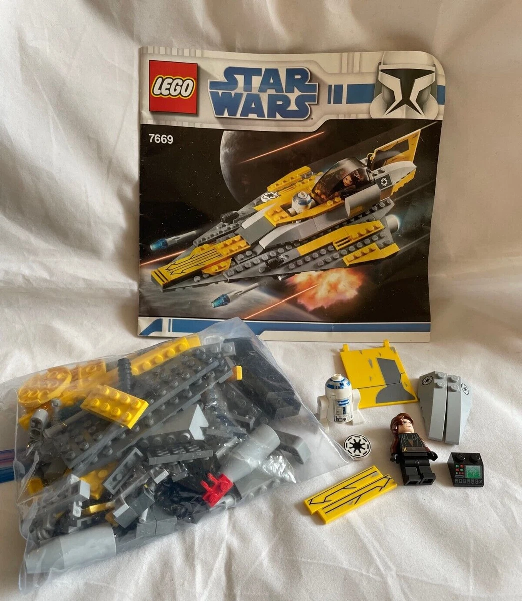 Lego # 7669 Star Jedi Starfighter w/ Manual 673419102605 | eBay