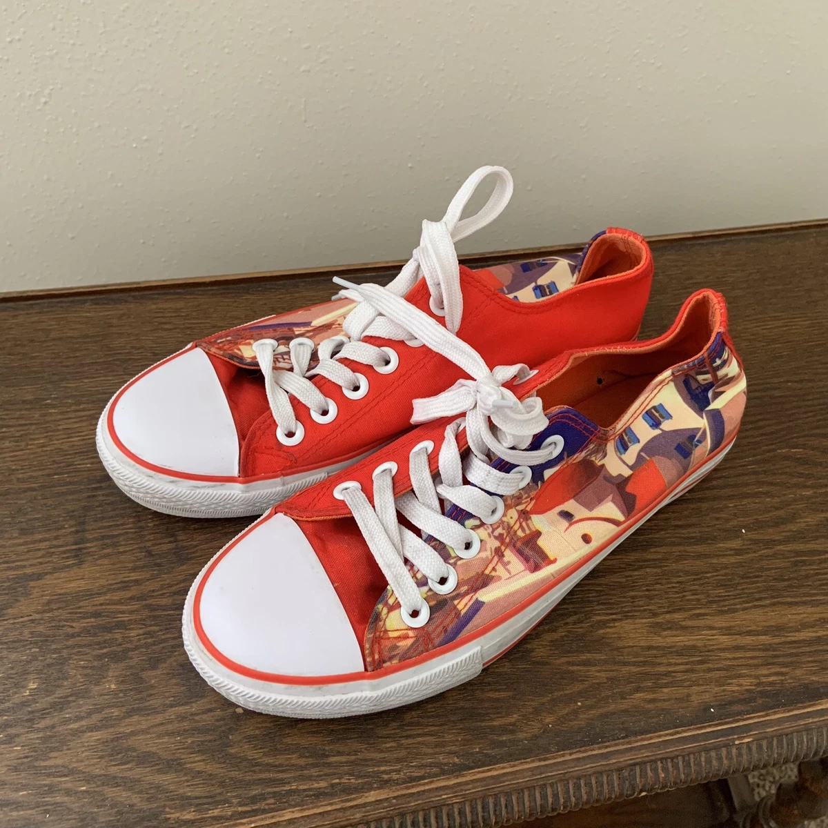 Mykonos Converse Like Shoes 42 Fit Size 10 | eBay