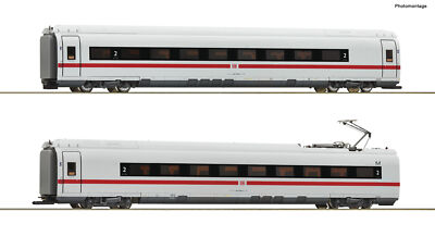72099 Roco Ho Set 2 Coaches Medium Ice With Written Br 407 DB Ag Scale 1:87