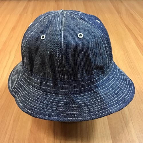 vintage denim bucket hat