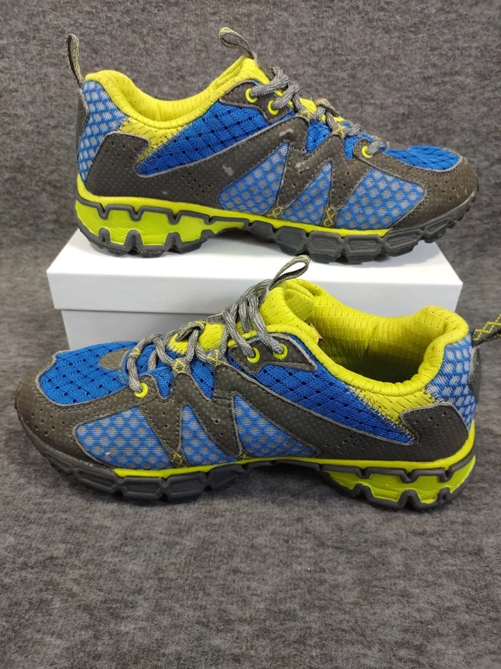 Zapatillas Mujer Mountrek Woodland Trail Talla US 7 Gris Azul Amarillo Foto 3 de 4