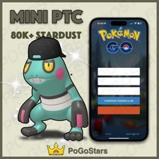 Pokémon PTC GO - Shiny Croagunk Backwards Cap - 80K Stardust