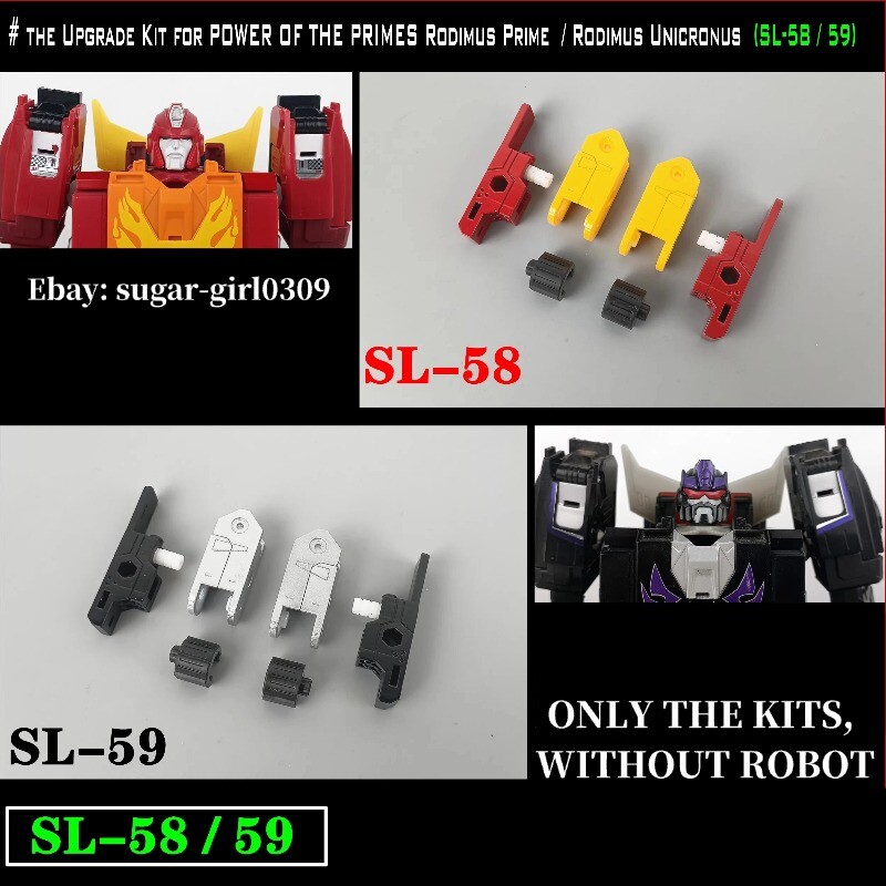 Shockwave Lab SL-58/59 Upgrade Kit For POTP Rodimus Prime/Rodimus