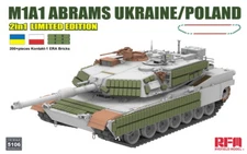 Rye Field Model 1/35 M1A1 Abrams Ukraine/Poland 2In1 [Limited Edition]