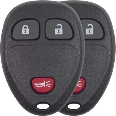 2 For Chevrolet Silverado 1500 2500 3500 Key Fob Replacement Remote Control New