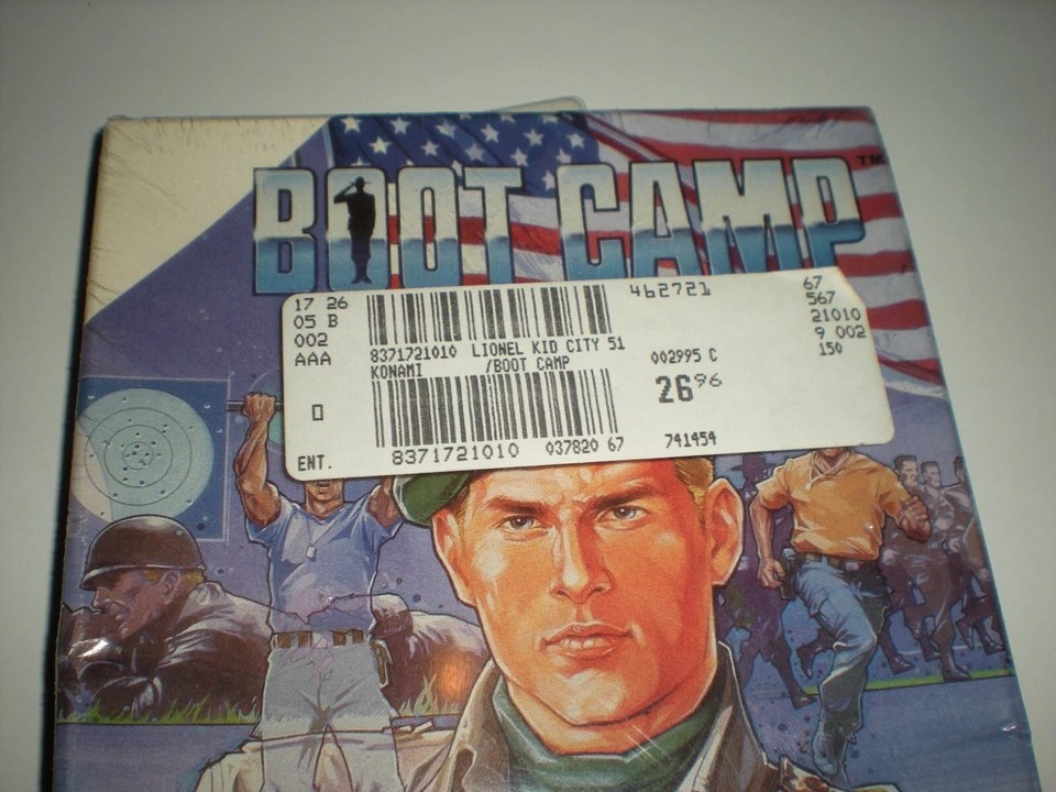 Boot Camp Commodore 64 game by Konami. New old stock. Sealed.  Rare. - Image 3 of 4
