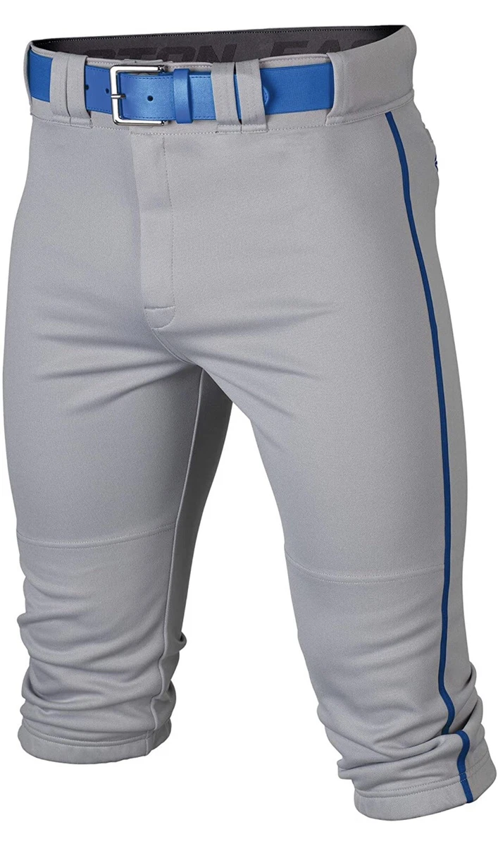 Easton Men s Rival 2 Piped Baseball Pant Grey Royal Size MD eBay