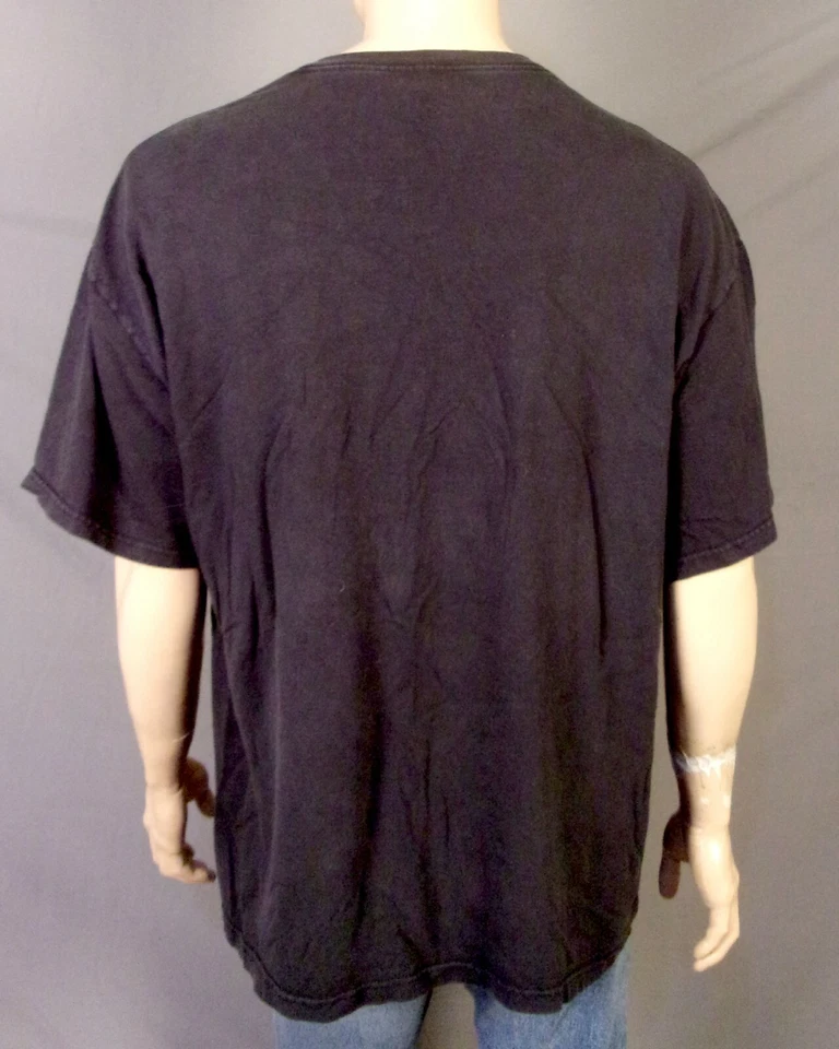 Camiseta vintage años 90 Y2K Popeye Cycle Club Biker Lightning American Thunder 2XL Foto 3 de 4