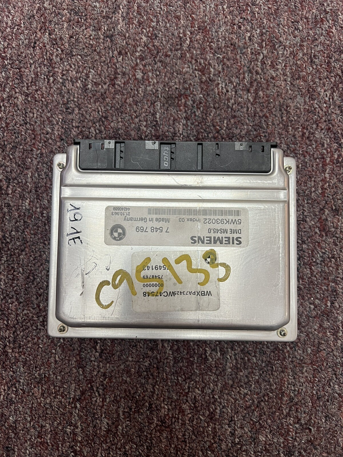 BMW Z4 Engine Electrical System Control DME Units OEM 12147548769 