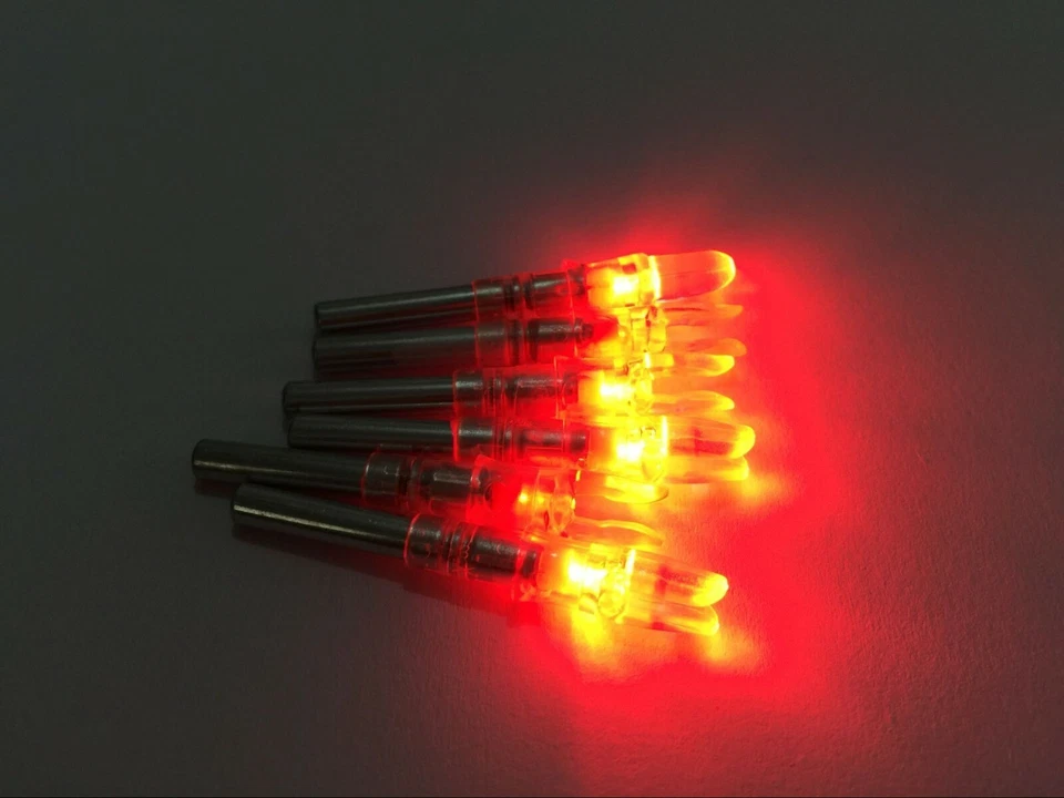 6PK Automatical Lighted Nocks for Inner Diameter 5.3mm X Size Arrow Nocks - Image 4 of 4