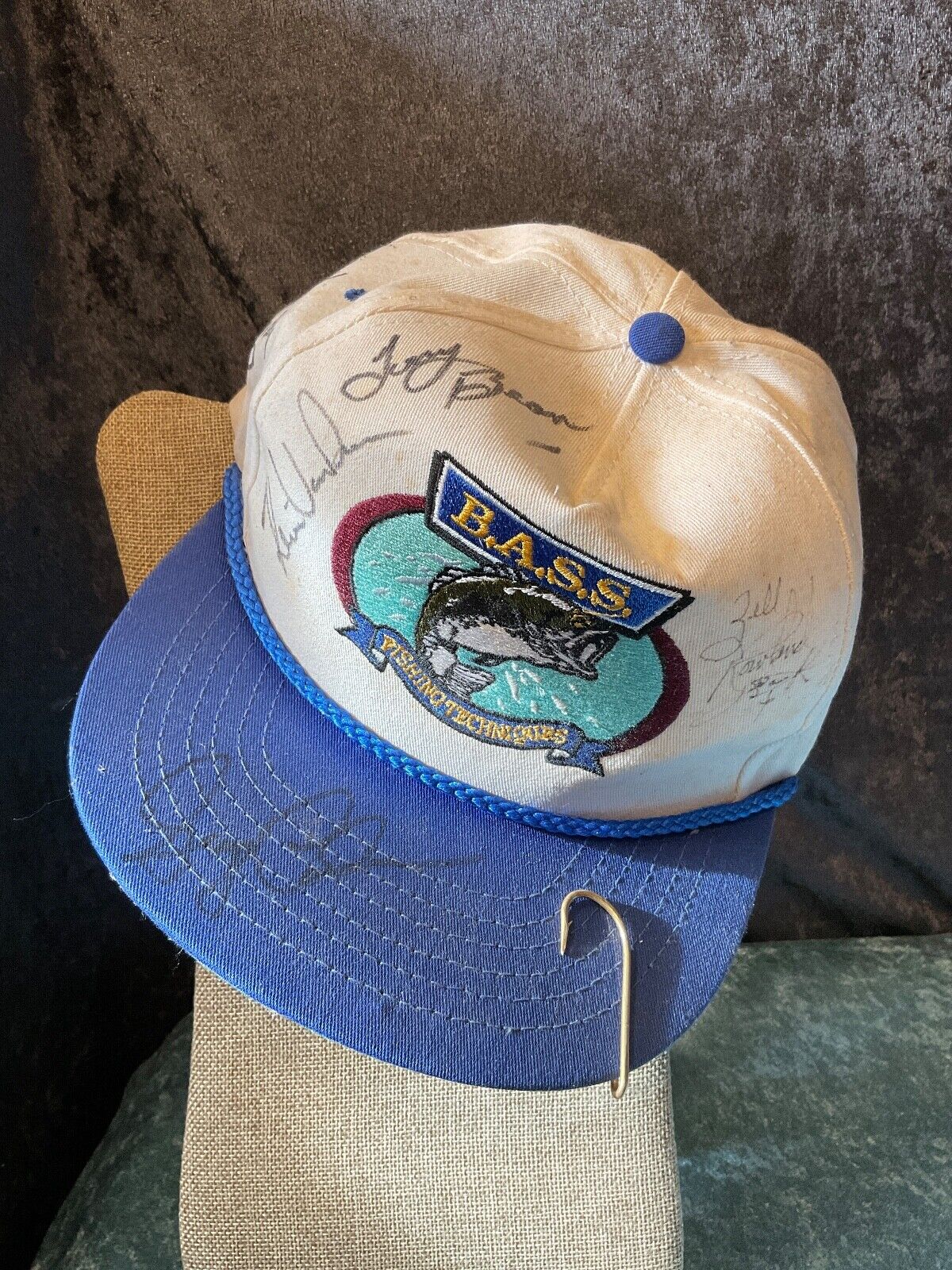 Vintage Bass Anglers Classic Tournament Signed Ball Cap