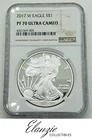 2017-W Proof American Silver Eagle NGC PF70
