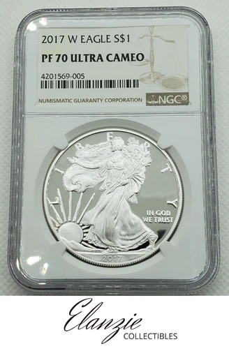 2017-W Proof American Silver Eagle NGC PF70