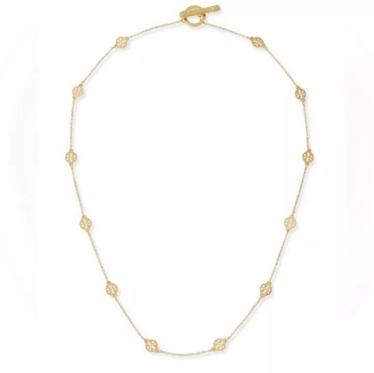 Tory burch logo clearance necklace