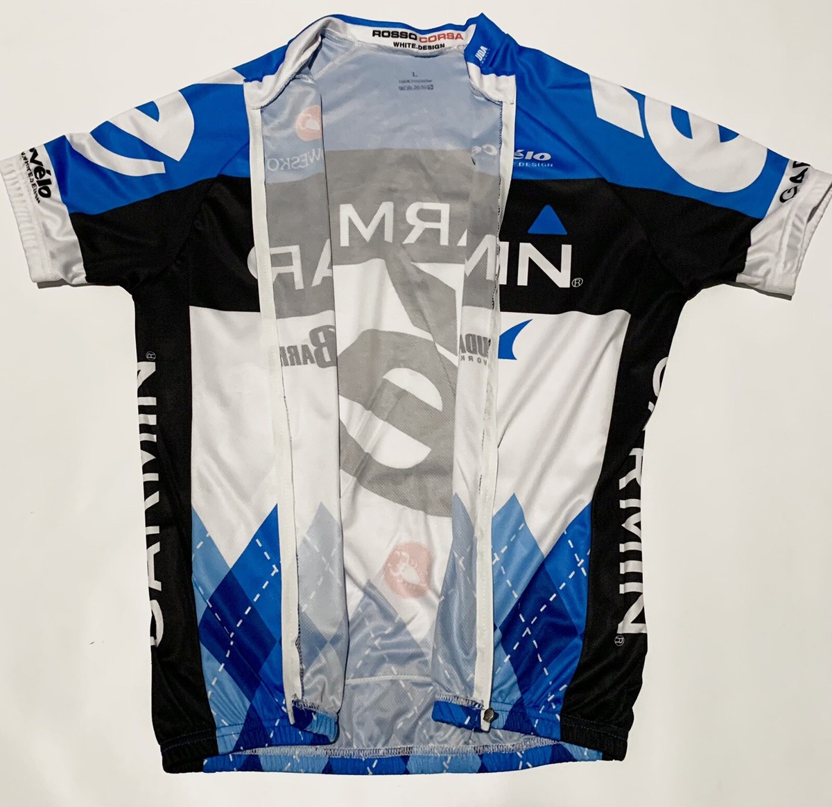 GARMIN Barracudaサイクルジャージ Mサイズ ガーミン・バラクーダ ロードレースウェア 自転車競技 冬物