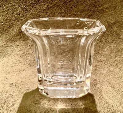 Bengt Edenfalk For Kosta Boda  Amanda  Crystal Vase-Signed