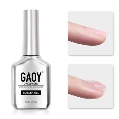 GAOY Clear Builder Gel for Nails, 16Ml Nail Strengthener in a Bottle, Nail Exten