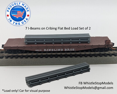 N Scale I-Beam Flat Car Load N9001