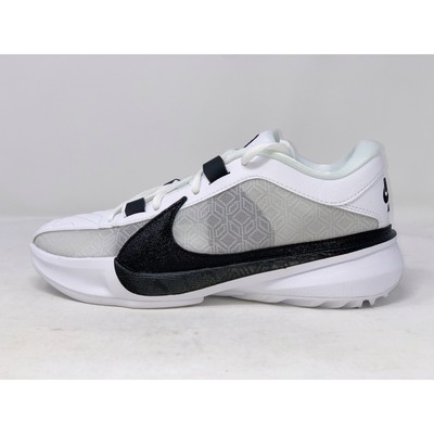 Nike Zoom Freak 5 Panda White Sneakers, Size 5.5 / 7W DZ2946-100