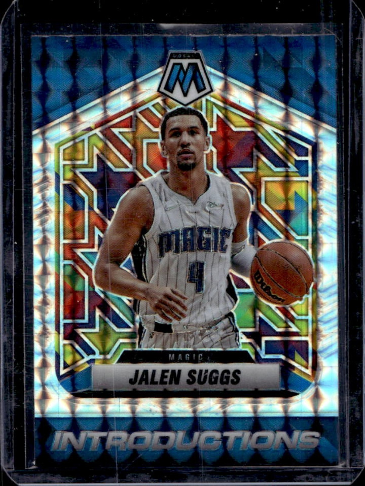 2021-22 Mosaic Jalen Suggs Introductions Rookie RC #6 Magic