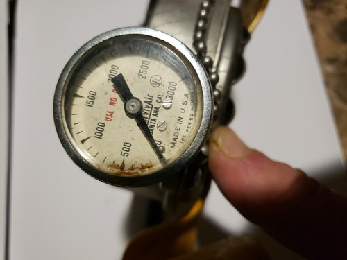 Vintage U.S. Divers SurvivAir SCBA Regler Membran mit Teil wie abgebildet ungetestet - Bild 4 von 8