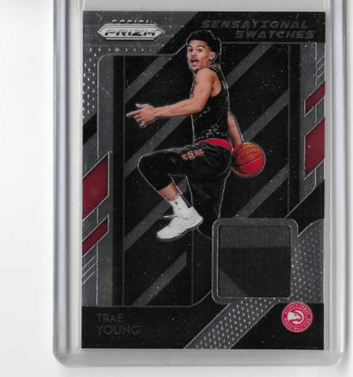 2018-19 Panini Prizm Trae Young RC Sensational Swatches Jersey Patch #97